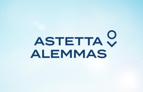 Astetta alemmas -kampanjan logo.