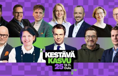 Kooste kahdentoista asiantuntijan kuvista. 