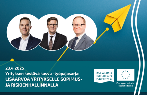 Tapahtumatiedot, kouluttajien kuvat ja taustalla keltainen lennokki.