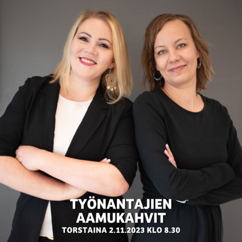 Työnantajien aamukahvit 2.11.2023 klo 8.30 alkaen