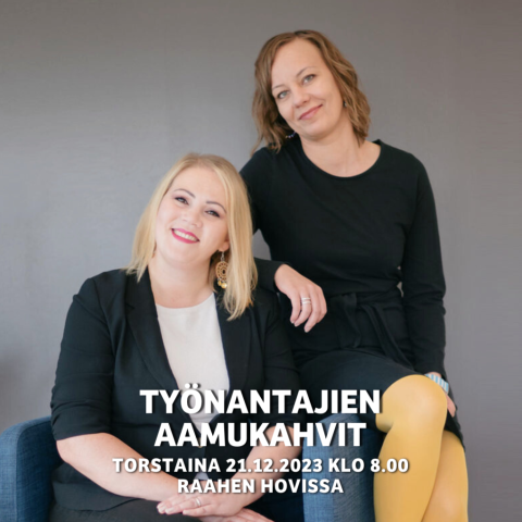 Go On Raahen työnantajien aamukahvit.