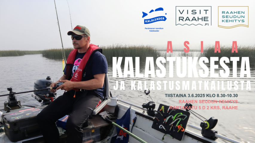 kalastaja virvelöi veneessä istuen