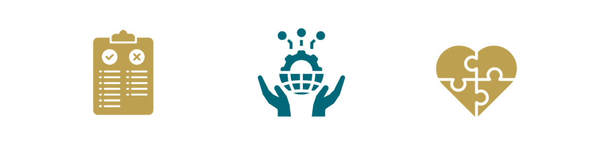 Ikonit: tehtävälista, keksinnöt ja sydän.